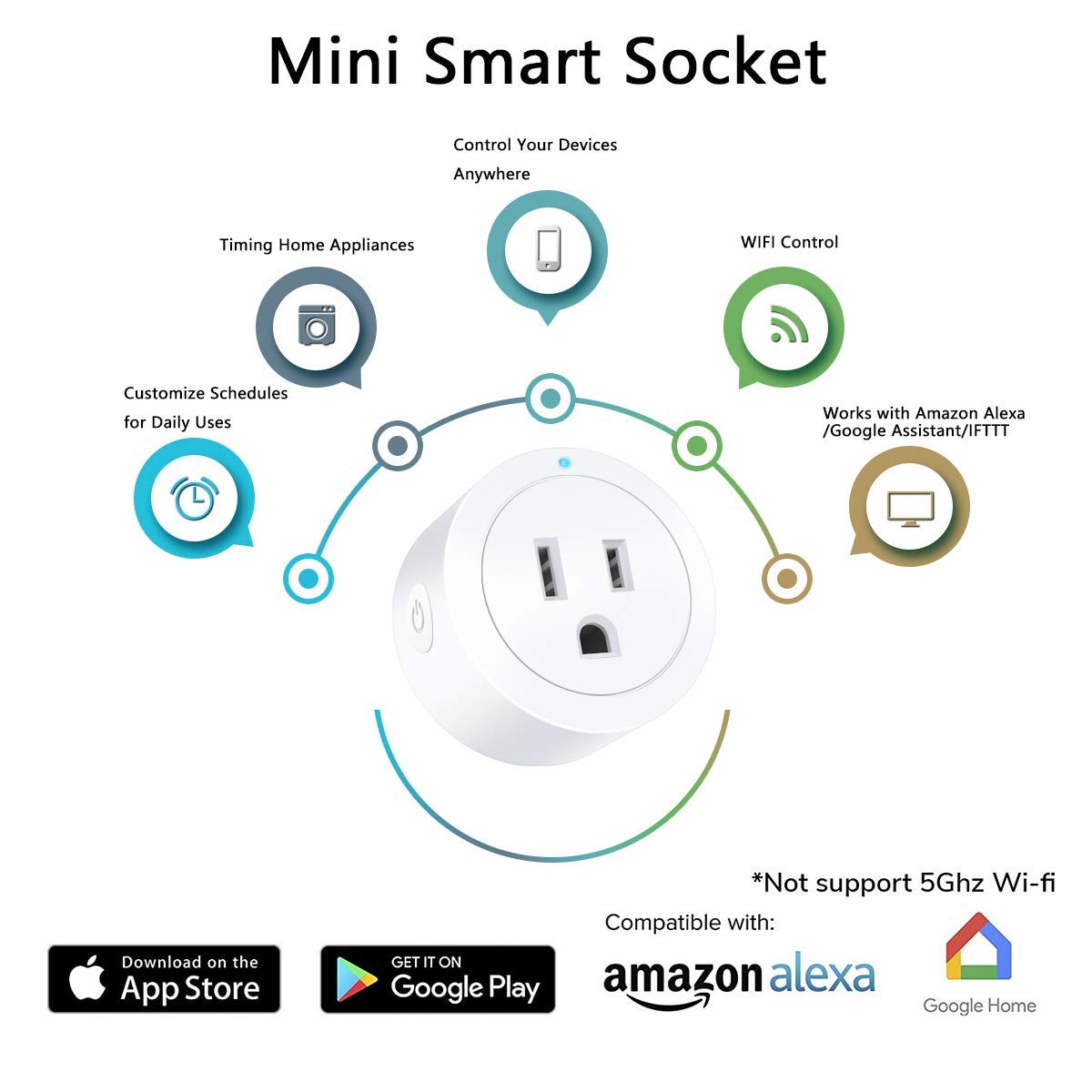 Smart Plug – 4 Pack